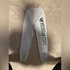 Champion Kids Gray Michigan State Joggers